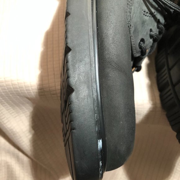 Timberland men lace up black nubuck leather shoes, 10.5 main image 10
